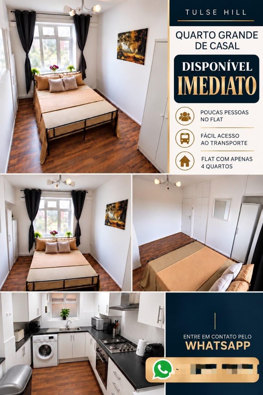 Quarto de Casal em Tulse Hill, SW2 2BD